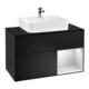 V&B Waschtischunterschrank Wandbeleuchtung Finion 100, Pl b m, Reg re wh. m Lac, bla m Lac-1