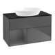 V&B Waschtischunterschrank Wandbeleuchtung Finion 100, Pl b m, Rg A m Lac, Anthrac. m-1