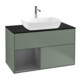V&B Waschtischunterschrank Wandbeleuchtung Finion 100, Pl b m, Rg A m Lac, Oli. m Lac-1