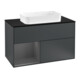 V&B Waschtischunterschrank Wandbeleuchtung Finion 100, Pl b m, Rg l A m, md bl. m Lac-1
