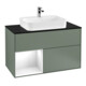 V&B Waschtischunterschrank Wandbeleuchtung Finion 100, Pl b m, Rg l g wh. Lac, Oli. m Lac-1