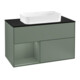 V&B Waschtischunterschrank Wandbeleuchtung Finion 100, Pl b m, Rg l Oli. m Lac, Oli. m Lac-1