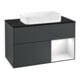 V&B Waschtischunterschrank Wandbeleuchtung Finion 100, Pl b m, Rg r g w Lac, md bl. m Lac-1