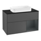V&B Waschtischunterschrank Wandbeleuchtung Finion 100, Pl b m, Rg r md b m Lac, Anthrac. m-1