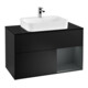 V&B Waschtischunterschrank Wandbeleuchtung Finion 100, Pl b m, Rg r md b m Lac, bla m Lac-1