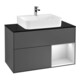V&B Waschtischunterschrank Wandbeleuchtung Finion 100, Pl b m, Rg re wh. m Lac, Anthrac. m-1