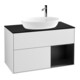 V&B Waschtischunterschrank Wandbeleuchtung Finion 100, Pl bla m, Reg bla m Lac, wh. m Lac-1