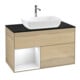 V&B Waschtischunterschrank Wandbeleuchtung Finion 100, Pl bla m, Reg glo wh. Lac, Oa ven-1