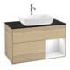 V&B Waschtischunterschrank Wandbeleuchtung Finion 100, Pl bla m, Reg glo wh. Lac, Oa ven-1