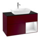 V&B Waschtischunterschrank Wandbeleuchtung Finion 100, Pl bla m, Reg glo wh. Lac, Peo m-1