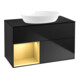 V&B Waschtischunterschrank Wandbeleuchtung Finion 100, Pl bla m, Reg gol m Lac, bla m Lac-1