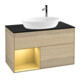 V&B Waschtischunterschrank Wandbeleuchtung Finion 100, Pl bla m, Reg gol m Lac, Oa ven-1