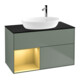 V&B Waschtischunterschrank Wandbeleuchtung Finion 100, Pl bla m, Reg gol m Lac, Oli. m Lac-1