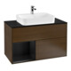 V&B Waschtischunterschrank Wandbeleuchtung Finion 100, Pl bla m, Reg li bla m Lac, wal ven-1