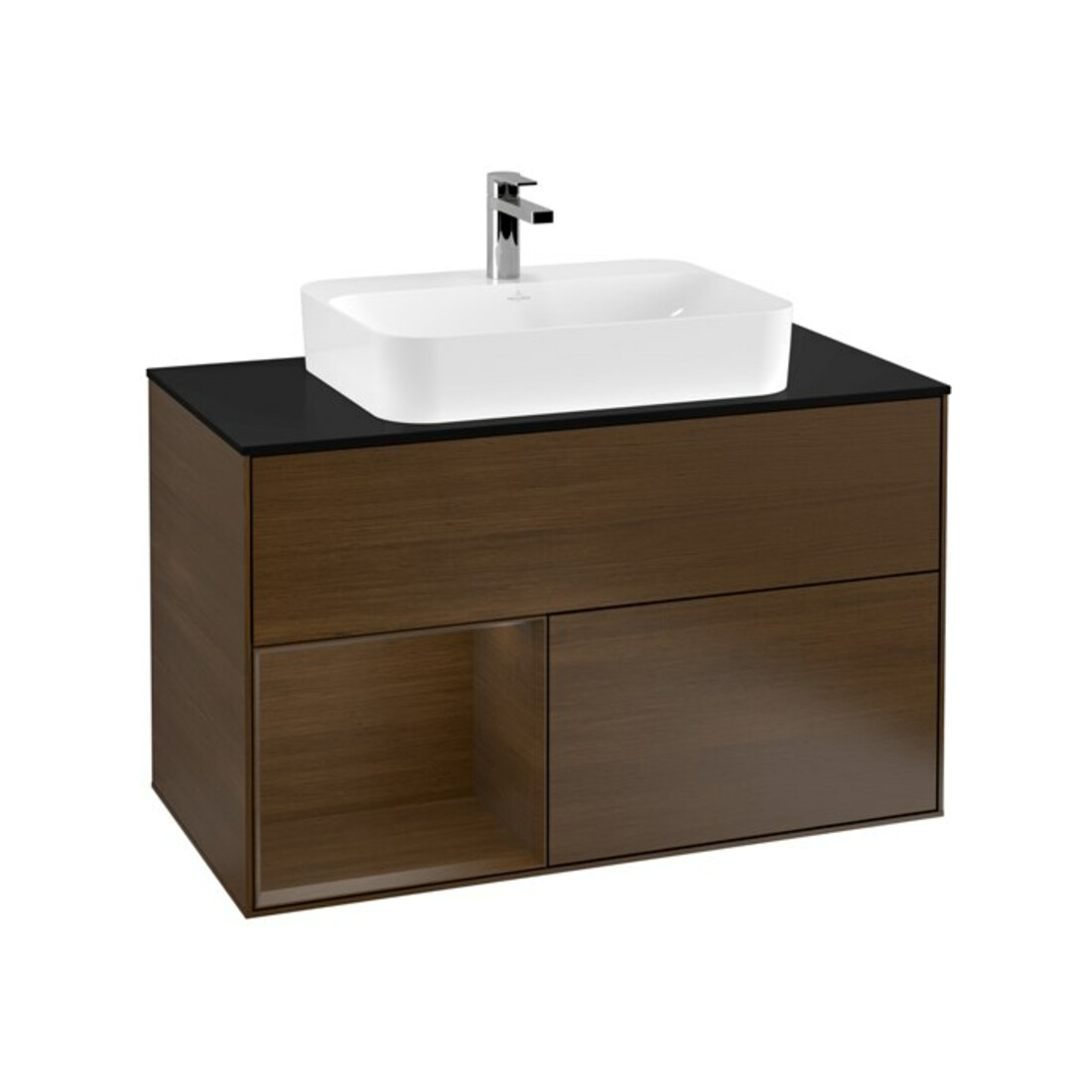 V&B Waschtischunterschrank Wandbeleuchtung Finion 100, Pl bla m, Reg li wal ven, wal ven