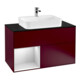 V&B Waschtischunterschrank Wandbeleuchtung Finion 100, Pl bla m, Reg li wh. m Lac, Peo m-1