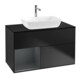 V&B Waschtischunterschrank Wandbeleuchtung Finion 100, Pl bla m, Reg md m Lac, bla m Lac-1
