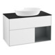 V&B Waschtischunterschrank Wandbeleuchtung Finion 100, Pl bla m, Reg md m Lac, glo wh. Lac-1