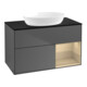 V&B Waschtischunterschrank Wandbeleuchtung Finion 100, Pl bla m, Reg Oa ven, Anthrac. m-1