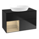 V&B Waschtischunterschrank Wandbeleuchtung Finion 100, Pl bla m, Reg Oa ven, bla m Lac-1