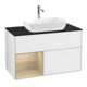 V&B Waschtischunterschrank Wandbeleuchtung Finion 100, Pl bla m, Reg Oa ven, glo wh. Lac-1