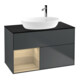 V&B Waschtischunterschrank Wandbeleuchtung Finion 100, Pl bla m, Reg Oa ven, md bl. m Lac-1
