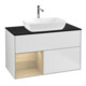 V&B Waschtischunterschrank Wandbeleuchtung Finion 100, Pl bla m, Reg Oa ven, wh. m Lac-1
