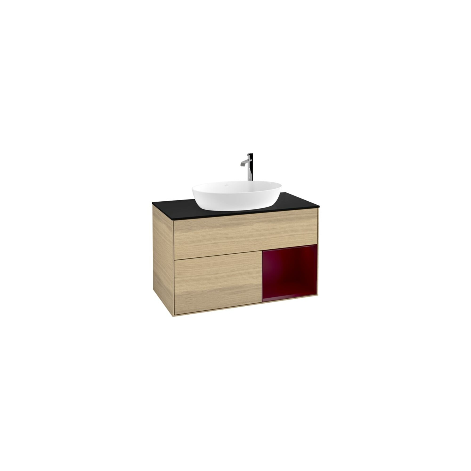 V&B Waschtischunterschrank Wandbeleuchtung Finion 100, Pl bla m, Reg Peo m Lac, Oa ven ; Villeroy & Boch