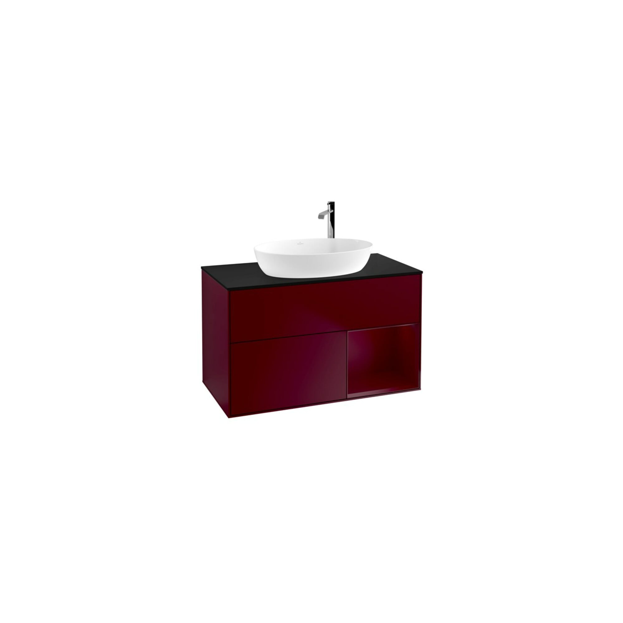 V&B Waschtischunterschrank Wandbeleuchtung Finion 100, Pl bla m, Reg Peo m Lac, Peo m ; Villeroy & Boch