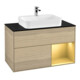 V&B Waschtischunterschrank Wandbeleuchtung Finion 100, Pl bla m, Reg re gol m, Oa ven-1