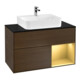 V&B Waschtischunterschrank Wandbeleuchtung Finion 100, Pl bla m, Reg re gol m, wal ven-1