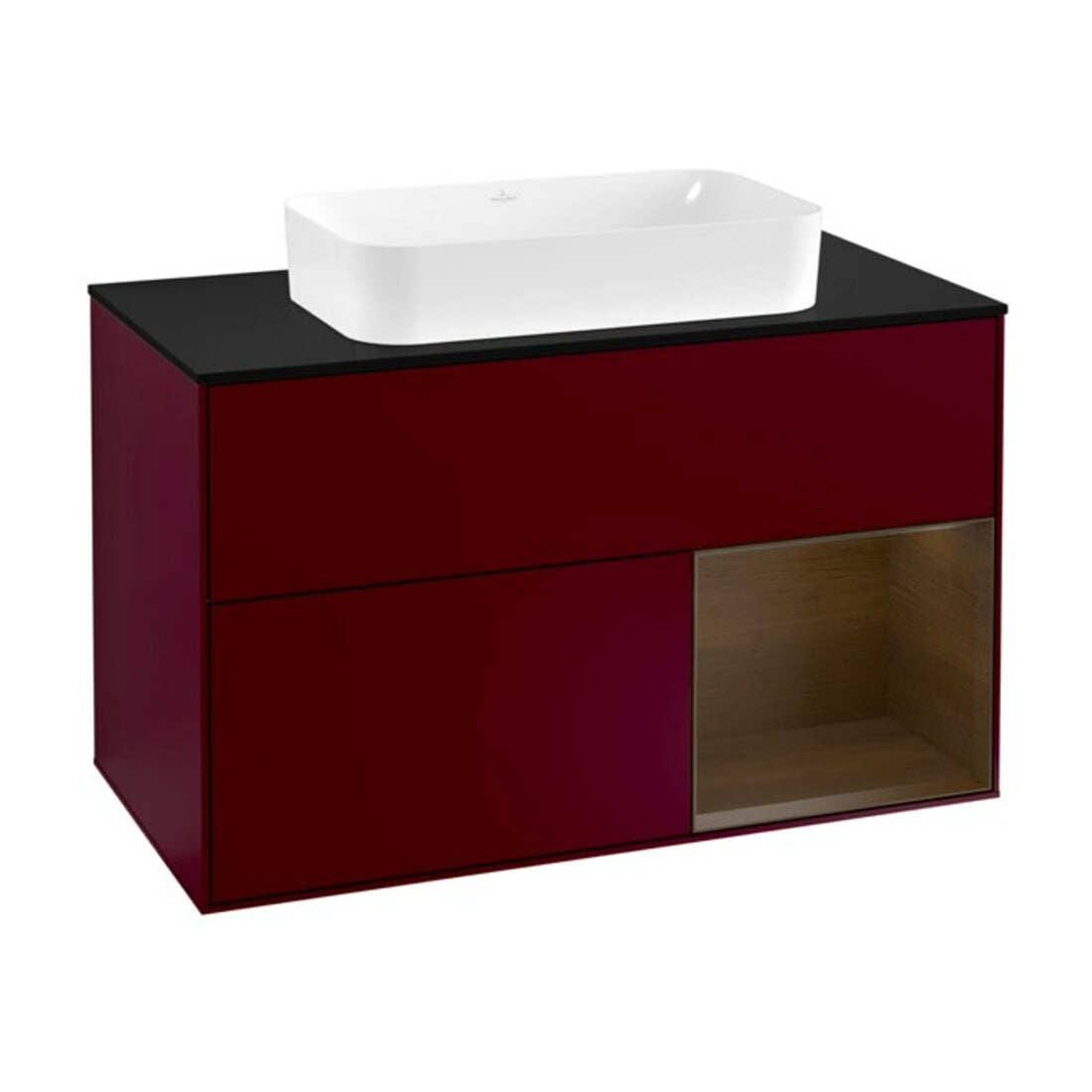 V&B Waschtischunterschrank Wandbeleuchtung Finion 100, Pl bla m, Reg re wal ven, Peo m
