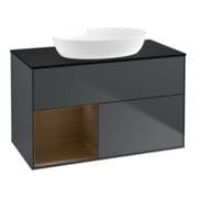 V&B Waschtischunterschrank Wandbeleuchtung Finion 100, Pl bla m, Reg wal ven, md bl. m Lac-1