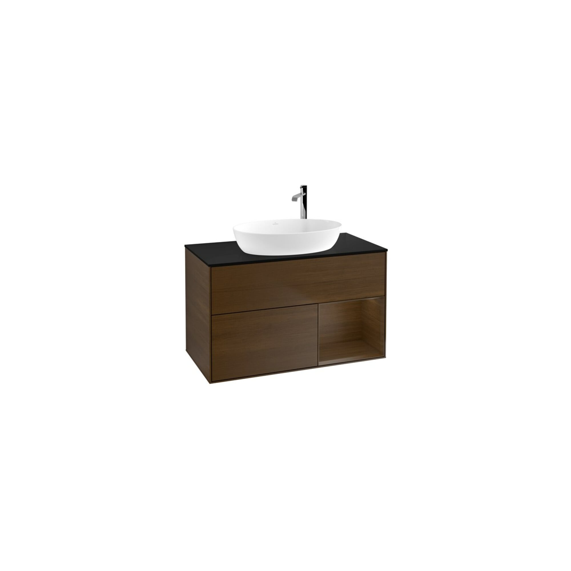 V&B Waschtischunterschrank Wandbeleuchtung Finion 100, Pl bla m, Reg wal ven, wal ven ; Villeroy & Boch