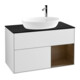 V&B Waschtischunterschrank Wandbeleuchtung Finion 100, Pl bla m, Reg wal ven, wh. m Lac-1
