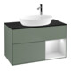 V&B Waschtischunterschrank Wandbeleuchtung Finion 100, Pl bla m, Reg wh. m Lac, Oli. m Lac-1