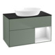 V&B Waschtischunterschrank Wandbeleuchtung Finion 100, Pl bla m, Reg wh. m Lac, Oli. m Lac-1