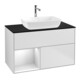 V&B Waschtischunterschrank Wandbeleuchtung Finion 100, Pl bla m, Reg wh. m Lac, wh. m Lac-1