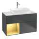 V&B Waschtischunterschrank Wandbeleuchtung Finion 100, Pl w m, Reg gol m Lac, md bl. m Lac-1