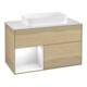 V&B Waschtischunterschrank Wandbeleuchtung Finion 100, Pl w m, Reg li glo wh. Lac, Oa ven-1