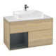 V&B Waschtischunterschrank Wandbeleuchtung Finion 100, Pl w m, Reg li md bl. m Lac, Oa ven-1