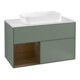 V&B Waschtischunterschrank Wandbeleuchtung Finion 100, Pl w m, Reg li wal ven, Oli. m Lac-1