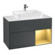 V&B Waschtischunterschrank Wandbeleuchtung Finion 100, Pl w m, Reg re gol m, md bl. m Lac-1
