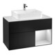 V&B Waschtischunterschrank Wandbeleuchtung Finion 100, Pl w m, Reg re wh. m Lac, bla m Lac-1