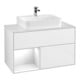 V&B Waschtischunterschrank Wandbeleuchtung Finion 100, Pl w m, Rg l g wh. Lac, glo wh. Lac-1