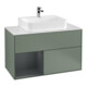V&B Waschtischunterschrank Wandbeleuchtung Finion 100, Pl w m, Rg l md b m Lac, Oli. m Lac-1