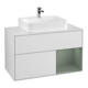 V&B Waschtischunterschrank Wandbeleuchtung Finion 100, Pl w m, Rg re Oli. m Lac, wh. m Lac-1