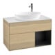 V&B Waschtischunterschrank Wandbeleuchtung Finion 100, Pl wh. m, Reg bla m Lac, Oa ven-1