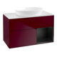 V&B Waschtischunterschrank Wandbeleuchtung Finion 100, Pl wh. m, Reg bla m Lac, Peo m-1