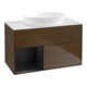 V&B Waschtischunterschrank Wandbeleuchtung Finion 100, Pl wh. m, Reg bla m Lac, wal ven-1